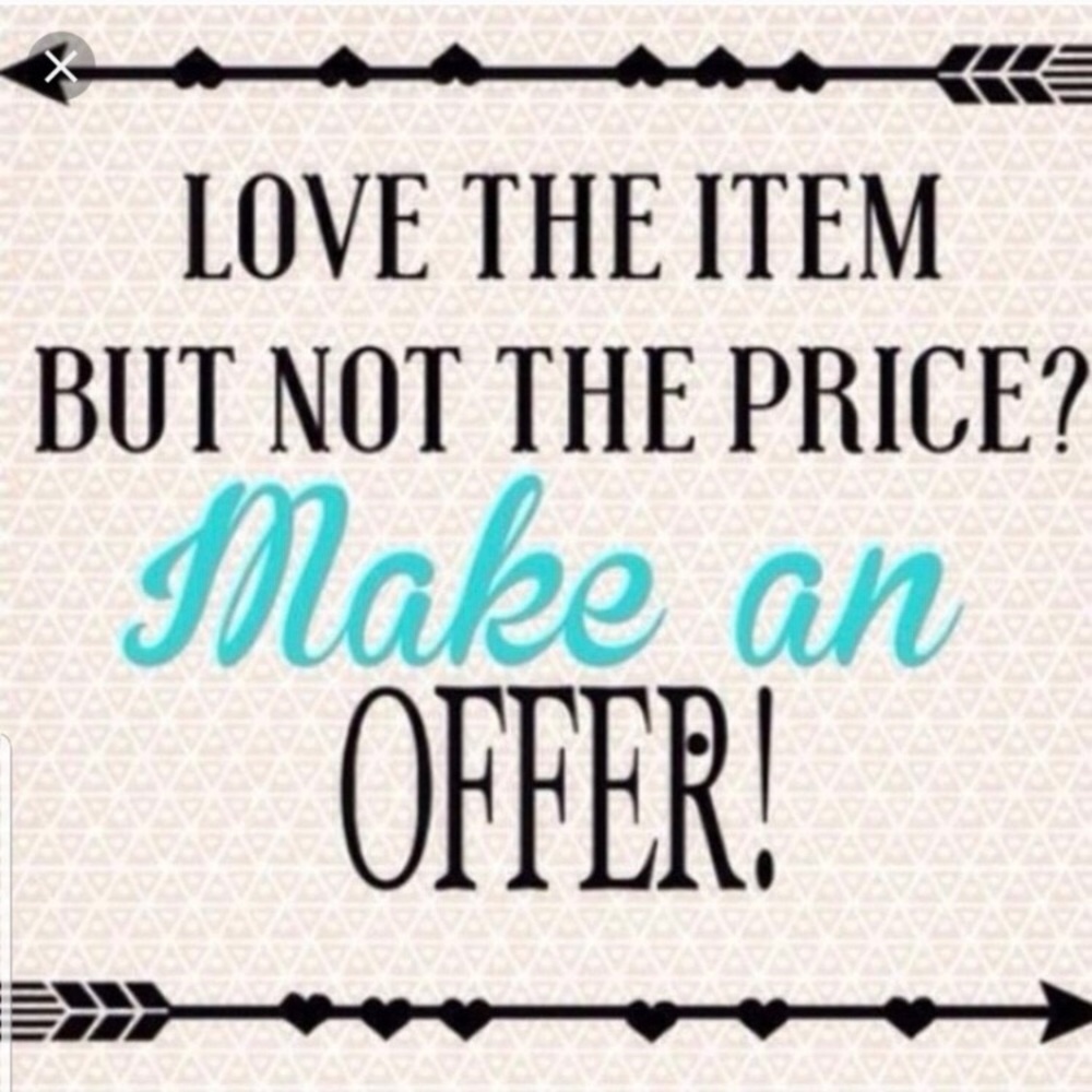 Make me an offer! Trying to clean out my closet.